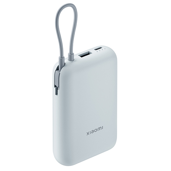 Xiaomi powerbanka 10000 mAh (Integrovaný nabíjecí kábel) GL, modrá