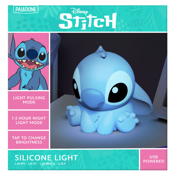 Stitch nabíjecí silikonová lampa (Disney)