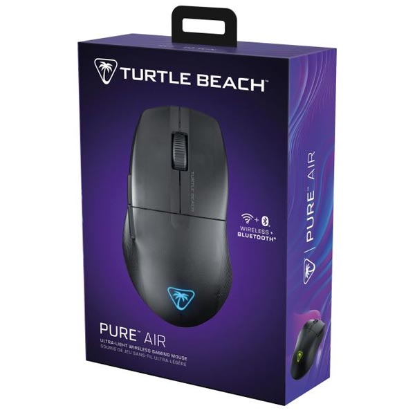 Turtle Beach Pure Air bezdrátová herní myš, 26.000 DPI, 2,4 GHz, černá