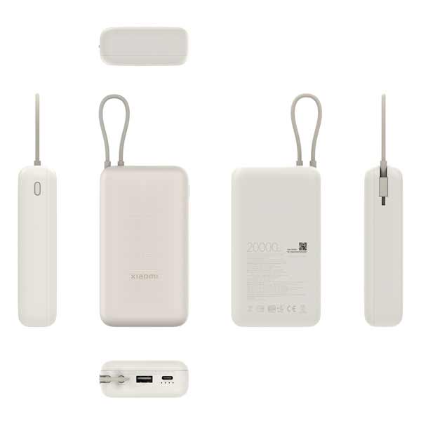 Xiaomi 33 W Powerbanka 20000 mAh, Tan