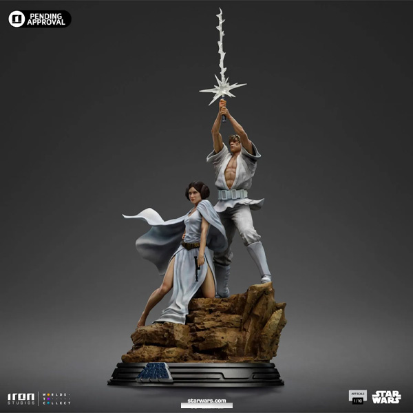 Soška Luke and Leia Art Scale 1/10 (Star Wars)