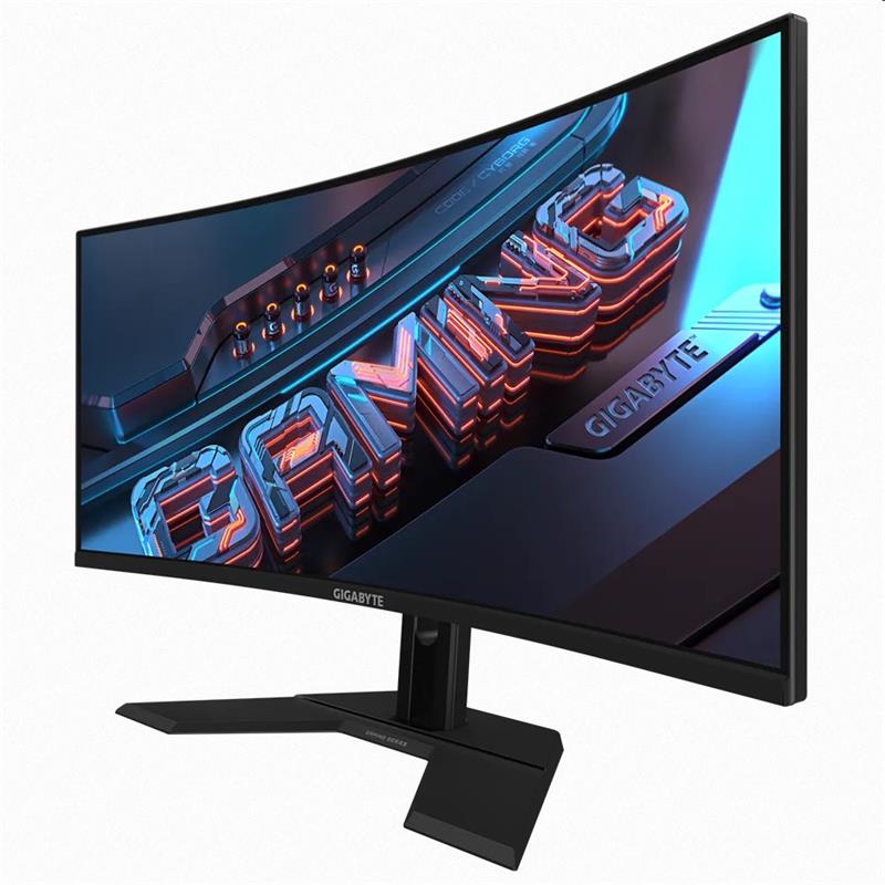 GIGABYTE LCD GS34WQC GAMING Monitor 34" WQHD 3440x1440, VA 1500R, 135Hz, 2xHDMI, DP