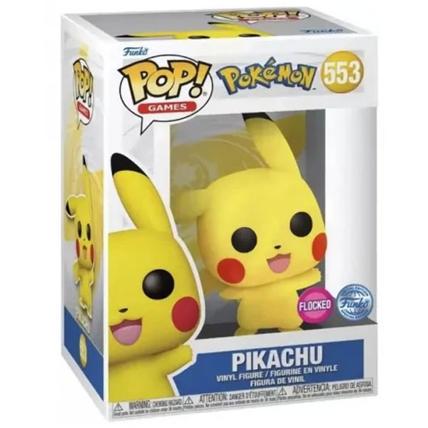 POP! Hry: Pikachu (Pokémon) Speciální edice (Flocked)