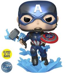 POP! Avengers Endgame: Captain America (Marvel) Metallic Special Edition (Glows in The Dark) - OPENBOX (Rozbalené zboží s plnou zárukou) na playgosmart.cz