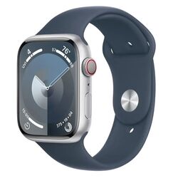 Apple Watch Series 9 GPS + Cellular 45mm stříbrné, rozbalené balení na playgosmart.cz