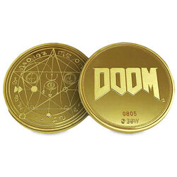 Sběratelská mince Limited Edition 25th Anniversary Gold (Doom) na playgosmart.cz