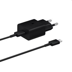 Rychlonabíječka Samsung 15W s USB-C kabelem, black na playgosmart.cz