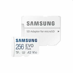 Samsung EVO Plus Micro SDXC 256GB (2021) + SD adaptér