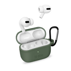 SBS - silicone case for Apple AirPods Pro, green - OPENBOX (Rozbalené zboží s plnou zárukou) na playgosmart.cz