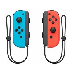 Nintendo Joy-Con Pair, neon red / neon blue - BAZAR (použité zboží)