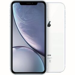 Apple iPhone XR, 128GB, biela, Trieda A - použité, záruka 12 mesiacov