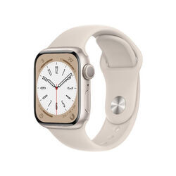 Apple Watch Series 8 GPS 41mm Starlight Aluminium Case, Třída A - použité, záruka 12 měsíců