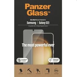 Ochranné sklo PanzerGlass UWF AB pro Samsung Galaxy S23, černé