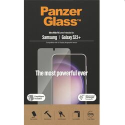 Ochranné sklo PanzerGlass UWF AB pro Samsung Galaxy S23 Plus, černé