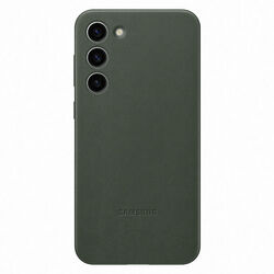Pouzdro Leather Cover pro Samsung S23 Plus, green na playgosmart.cz