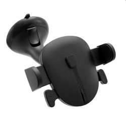 FIXED Universal Click holder with suction cup for glass or dashboard, black - OPENBOX (Rozbalené zboží s plnou zárukou) na playgosmart.cz