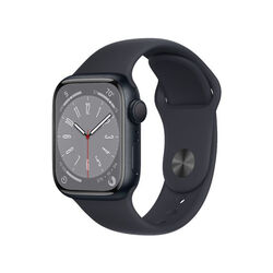 Apple Watch Series 8 GPS, 41mm, polnočná, hliníkové puzdro, Trieda A - použité, záruka 12 mesiacov