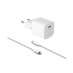 FIXED Mini charger set s rozhraním USB-C andUSB-C/Lightning, PD, MFI, 1 m, 20W, bílá - OPENBOX (Rozbalené zboží s plnou zárukou) na playgosmart.cz