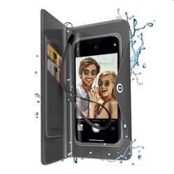 SBS Splash-resistant transparent universal case 6,8'', black - OPENBOX (Rozbalené zboží s plnou zárukou) na playgosmart.cz