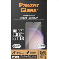 Ochranné sklo PanzerGlass Re:fresh UWF s aplikátorem pro Samsung Galaxy S24 Plus, černé