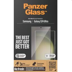 Ochranné sklo PanzerGlass Re:fresh UWF s aplikátorem pro Samsung Galaxy S24 Ultra, černé