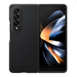 Knížkové pouzdro Standing Leather Cover pro Samsung Galaxy Z Fold4, černé, použitý, záruka 12 měsíců na playgosmart.cz