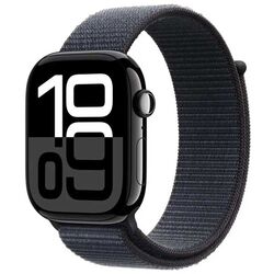 Apple Watch Series 10 GPS 42mm Jet Black Aluminium Case with Ink Sport Loop