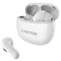 Canyon TWS-5 bezdrátové sluchátka, bílé na playgosmart.cz