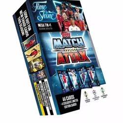 Fotbalové karty Topps Match Attax TCG 2024/25 UCC Mega Tin 1 modrá