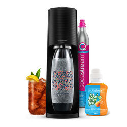 Sodastream Terra black Ice Tea Peach Megapack, použitý, záruka 12 mesiacov  na playgosmart.cz