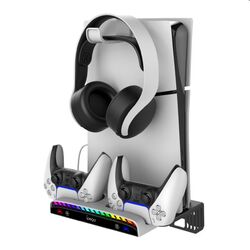 iPega PlayStation 5 Slim/PS5 Pro, Dualsense, Pulse 3D wall mounted dock, vystavený, záruka 21 měsíců na playgosmart.cz