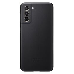 Pouzdro Leather Cover pro Samsung Galaxy S21 Plus - G996B, black (EF-VG996L) na playgosmart.cz