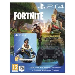 Sony  DS4 Wireless Controller v2, jet black + Fortnite Additional Content Voucher - OPENBOX (rozbalené zboží) na playgosmart.cz