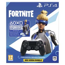 Sony DualShock 4 Wireless Controller v2, jet black (Fortnite 500 V Bucks Neo Versa Bundle) na playgosmart.cz