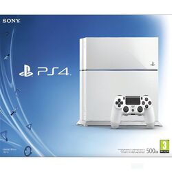 Sony PlayStation 4 500GB, glacier white na playgosmart.cz