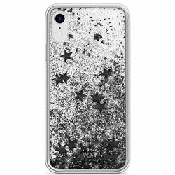 White Diamonds Sparkle Case Clear iPhone Xr, Black Stars na playgosmart.cz